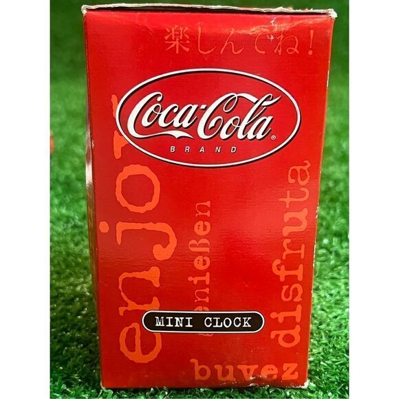 Vintage in box Coca Cola Brand Collectible Mini Clock Model# CCMST20 - Picture 7 of 7